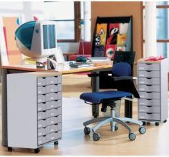 Actual product image Paperflow Trolley with 8 drawers (29 x 35 x 74.5 cm)