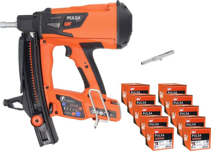 Spit 27P - Snoerloos nagelapparaat voor afbouw - gastacker
