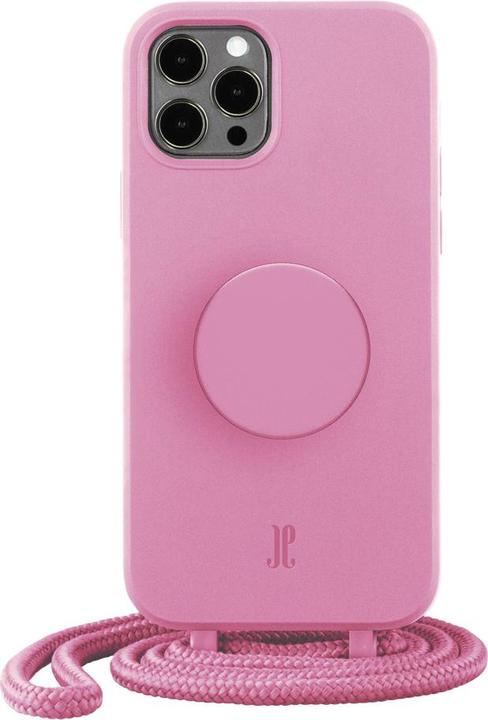 Image du produit Just Elegance JE PopGrip Étui pour iPhone 12/ 12 Pro 6,1? (Pastel Pink AW/SS (Apple iPhone 12, Apple iPhone 12 Pro)