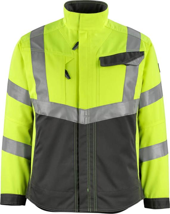Actual product image Mascot unisex warning jacket Oxford warning yellow, anthracite size 2XL (XXL)