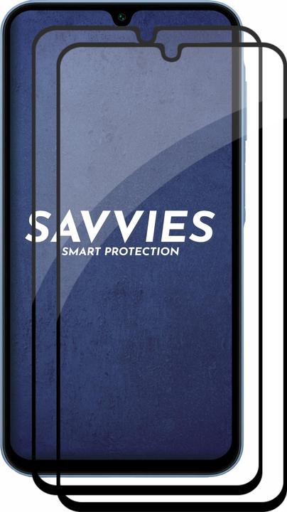 Image du produit Savvies Protection d'écran intégrale Verre de protection blindé (2 pièce(s), Samsung Galaxy A15)