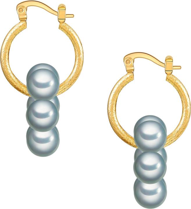 Immagine prodotto Yokoamii Donna Metallo Guscio Nucleo Perla Oro Giallo - 30176 (Lega metallica)