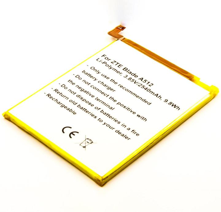 Actual product image AGI 69082 - Battery/Battery - ZTE - ZTE A910 - White - Yellow - Lithium Polymer (LiPo) -