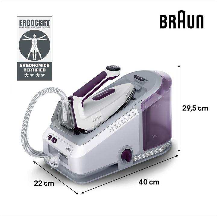 Braun CareStyle 7 IS7266 VI, wit/paars (2700 W, 550 g/min)