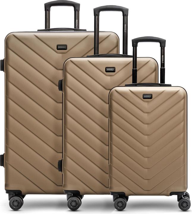 Actual product image Redolz Essentials 07 3-SET 4 wheels 3-piece suitcase set (107 l, XL (from 140l))