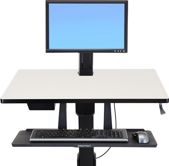 Produktbild Ergotron WorkFitT + PD single LD monitor Kit, 24 inch, 2 VESA + (Tisch, 27.01")