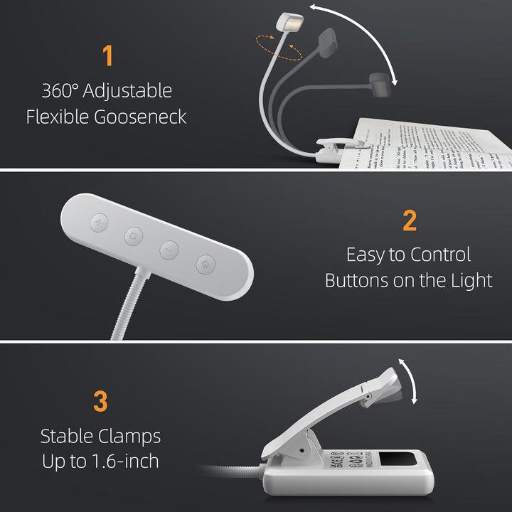 Actual product image LS LED Leselampe Horizon Weiss (90 lm)