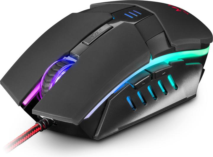 Actual product image Mars Gaming MM116 mouse Ambidextrous USB Type-A Optical 3200 DPI (Cable)