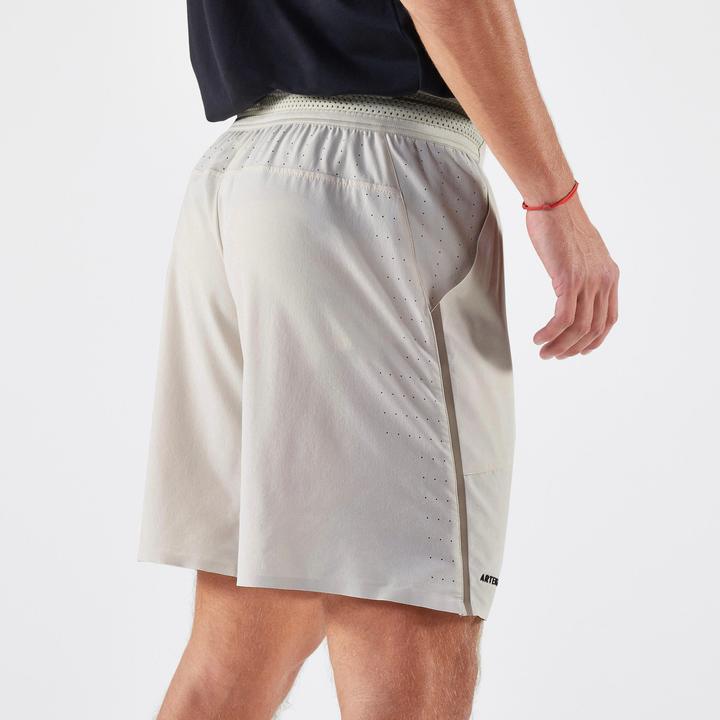 Artengo Herren Tennisshorts atmungsaktiv - Dry+ Beige Gaël Monfils