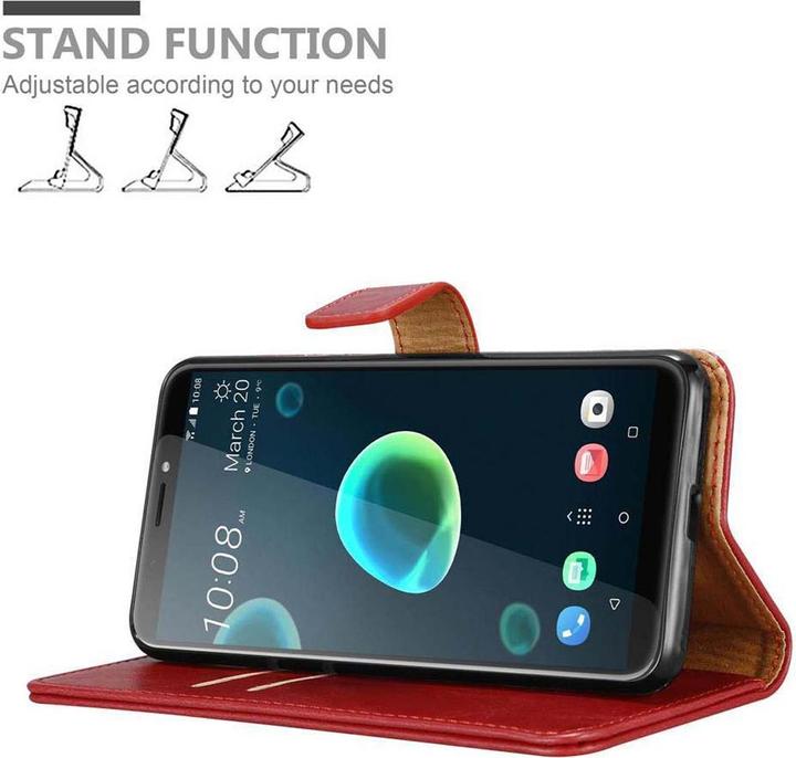 Produktbild Cadorabo Book Luxury Cover (HTC Desire 12+)