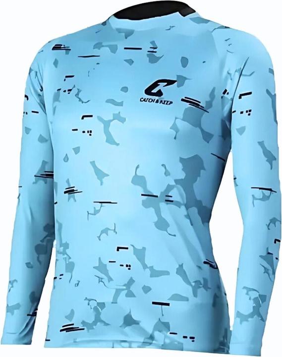 Actual product image Catch & Keep Trikot Blue Camou Protection Torwarttrikot Gr. XL Fussball Shirt (XL)