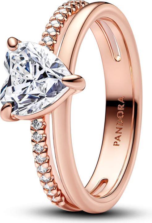 Pandora Doppelter Herzring