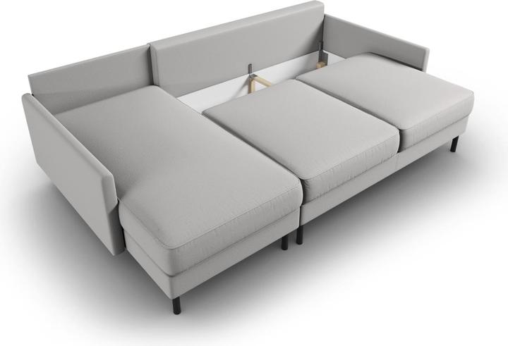 Actual product image Micadoni Left Corner Sofa With Bed Function And Box, "Scott", 5 Seats, 212x142x87Made in Europe (Corner sofa)