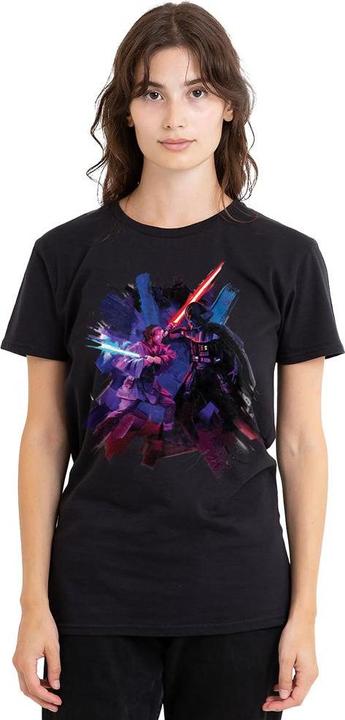 Immagine prodotto Star Wars Maglietta Obi Wan Kenobi Vader Verniciato Adulto Unisex (XL)
