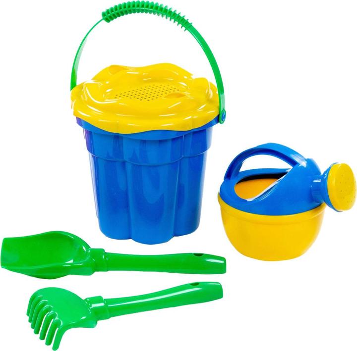 Polesie Cavallino Classic bucket set blue, 5 pcs.