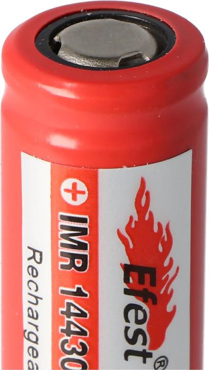 Produktbild Efest Akku IMR 14430 (Pluspol flach) (1 Stk., 14430, 600 mAh)