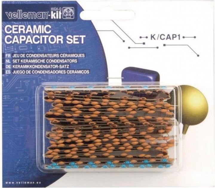 Actual product image Whadda Ceramic Capacitor Set