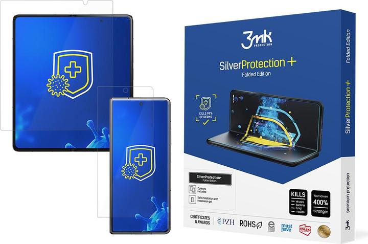 3MK Silver Protect + Honor Magic V Folded Edition wet mount antimicrobial film (1 Piece, Honor Magic V)