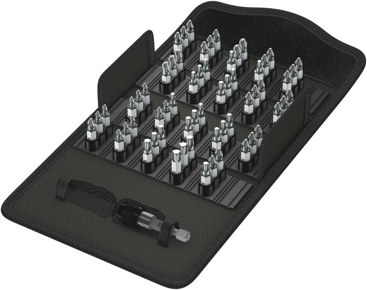 Immagine prodotto Wera Set di bit 61 pezzi Bit-Safe 61 W (Croce Phillips PH M1, Croce Pozidriv PZ M1, Croce Pozidriv PZ M2, Croce Pozidriv PZ M3)