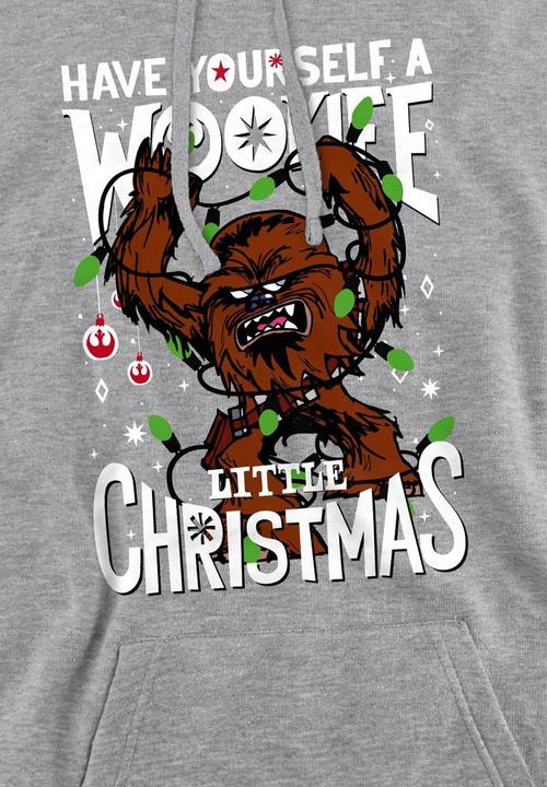 Immagine prodotto Star Wars A Wookie Little Christmas Felpa con Cappuccio Uomo (XL)