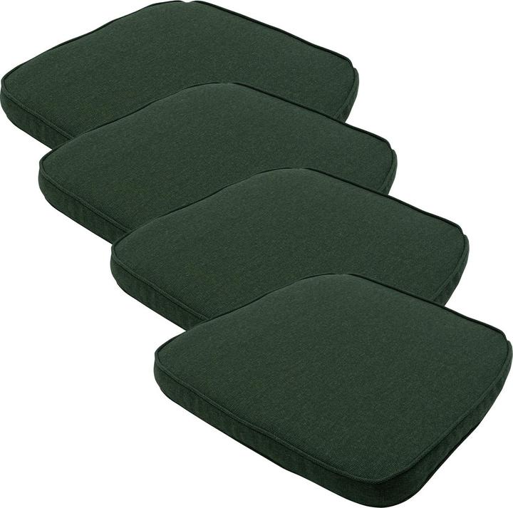 Natura Punto Chair Cushion Outdoor by Madison, Set of 4 (48 x 48 cm)
