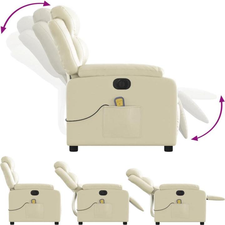Immagine prodotto VidaXL Sedia da massaggio elettrica in similpelle