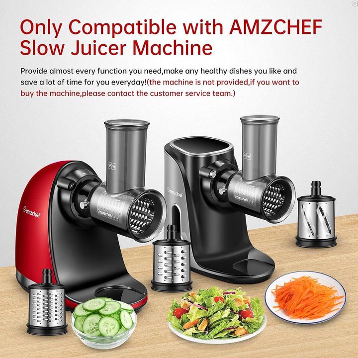 Produktbild Amzchef Aufsätze für Slow Juicer ZM1501 & GM3001