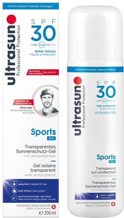 Actual product image Ultrasun Sports Gel (Suntan cream, SPF 30, 200 ml)