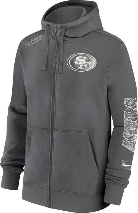 Nike San Francisco 49ers Full-Zip Fleece Hoodie XL (XL)