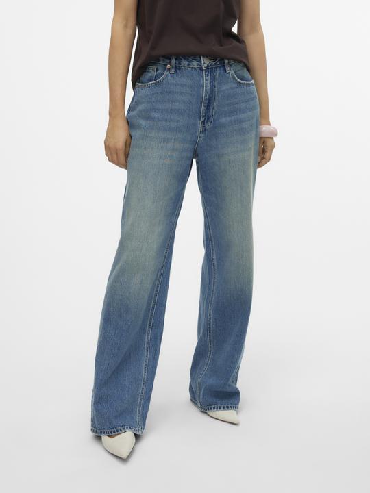 Actual product image Vero Moda VMTOKEY Niedrige Taille Gerade geschnitten Jeans Straight-Fit (W29/L30)