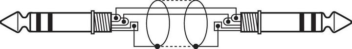 Produktbild Monacor Stereo-Klinkenkabel (1 m, 6.3mm Klinke (Jack))