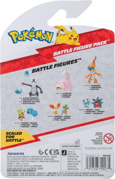 Image du produit Jazwares Pokémon Battle Figure First Partner Set Figurines Lot de 2 Shiggy #2, Pikachu #9