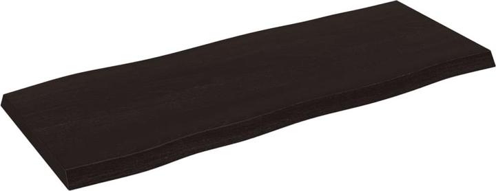 Actual product image VidaXL Tischplatte 100x40x4 cm Massivholz Eiche Behandelt (100 x 40 x 4 cm)