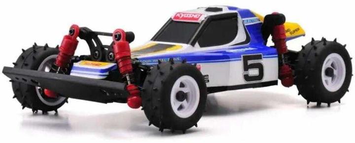 Actual product image Kyosho Buggy Mini-Z Optima 4WD Blue, ARTR, 1:27 (RTR Ready-to-Run)