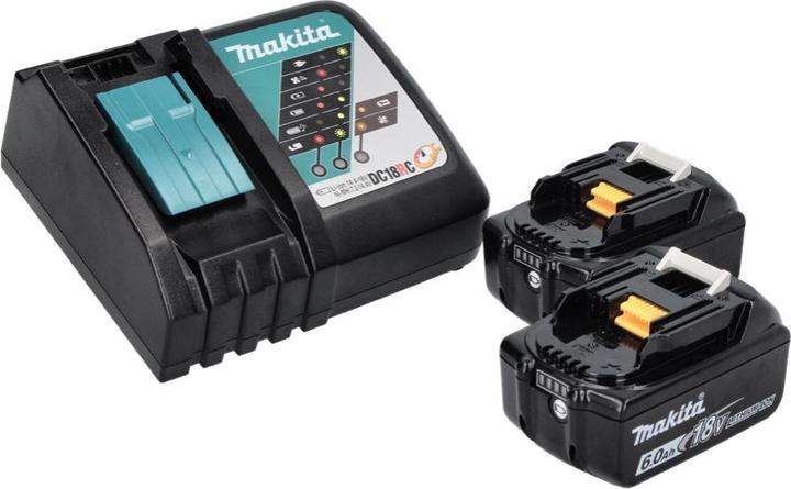 Produktbild Makita DCL 181 FRGW Akku Staubsauger 18 V Weiss + 2x Akku 6,0 Ah + Ladegerät