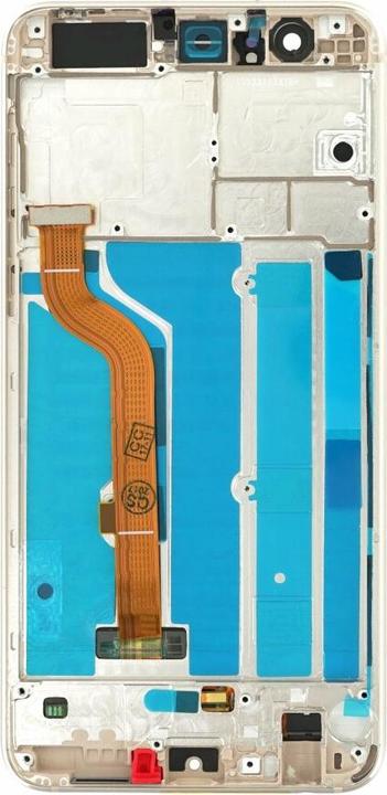 Actual product image OEM Huawei Honor 8 LCD with Frame white (Huawei Honor 8X)