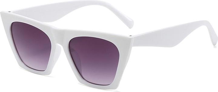 Actual product image Techsuit - Sunglasses (5154) - for Women, PC Frame and Lens, Square - White / Gray