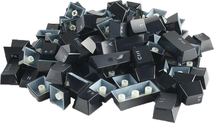 Produktbild Glorious PC Gaming Race ABS Keycaps - 105 St., schwarz, ISO, NO-Layout