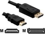 Actual product image Delock DisplayPort — HDMI (Typ A) (1 m, DisplayPort, HDMI)