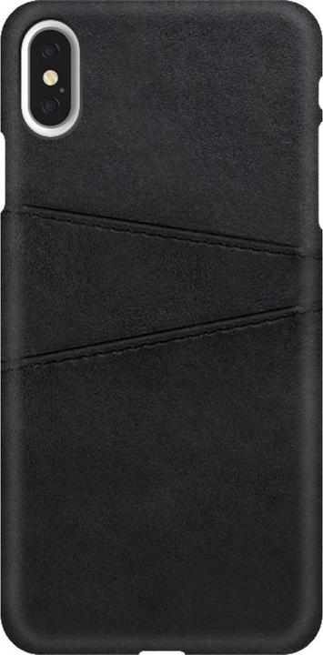 Produktbild Screenguard Apple iPhone XS CardCaddy Leder Backcase mit Kartenfächern (Apple iPhone XS)