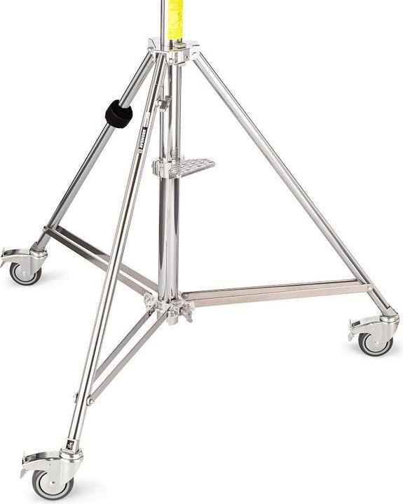 Immagine prodotto Avenger Treppiede alto a 3 sezioni, base corta, con rulli di freno (296 cm, 30 kg)