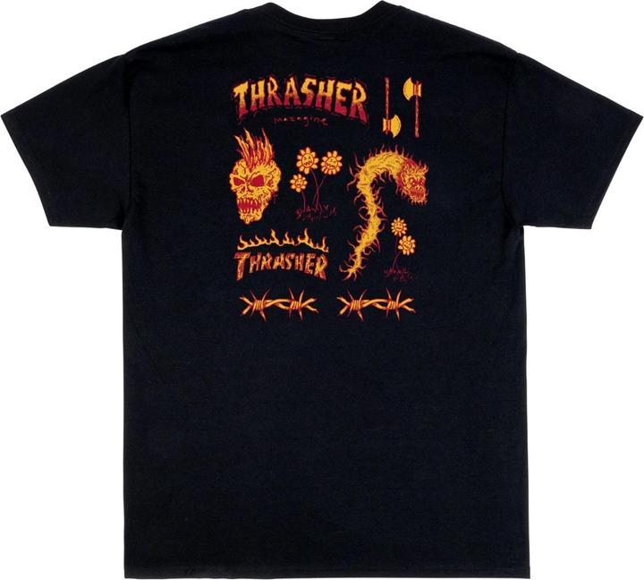 Actual product image Thrasher Sketch by Mike Gigliotti T-Shirt (S)