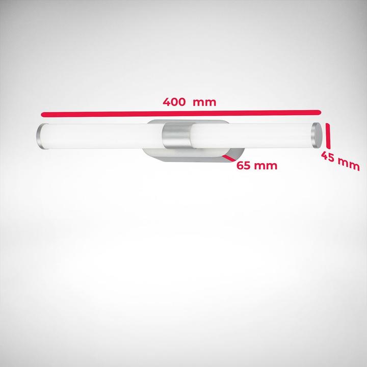 Immagine prodotto B.K.Licht Lampada da bagno a LED, cromo opaco, 1xLED/7W