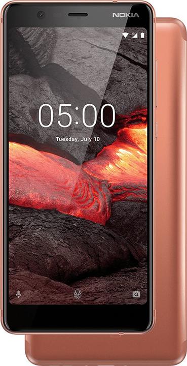 Nokia 5.1 (16 GB, Copper, 5.50", Dual SIM + SD, 16 Mpx, 4G)