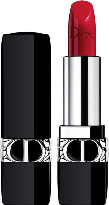 Actual product image Dior Rouge Satin No 743 (743 Rouge Zinnia)
