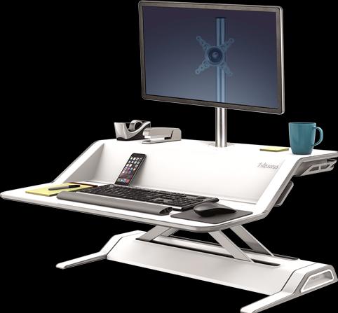 Actual product image Fellowes Single monitor arm Lotus (Table, 27")