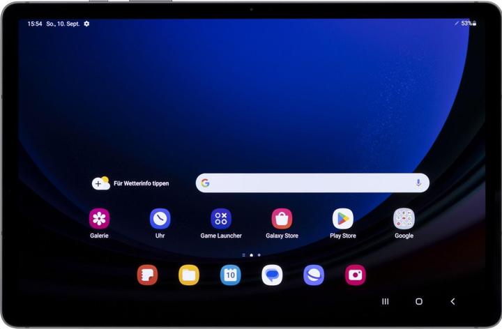 Produktbild Samsung Galaxy Tab S9 (nur WLAN, 11", 128 GB, Graphite Grey)