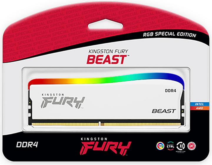 Produktbild Kingston FURY Beast RGB SE (1 x 8GB, 3600 MHz, DDR4-RAM, DIMM)