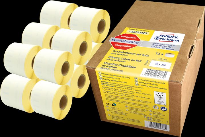 Produktbild Avery Rollen-Etiketten