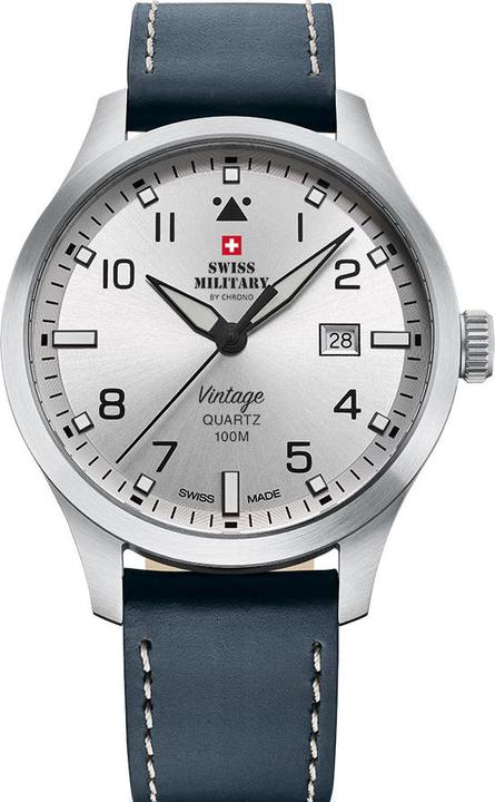 Actual product image Swiss Military quartz (Analogue wristwatch, 43 mm)